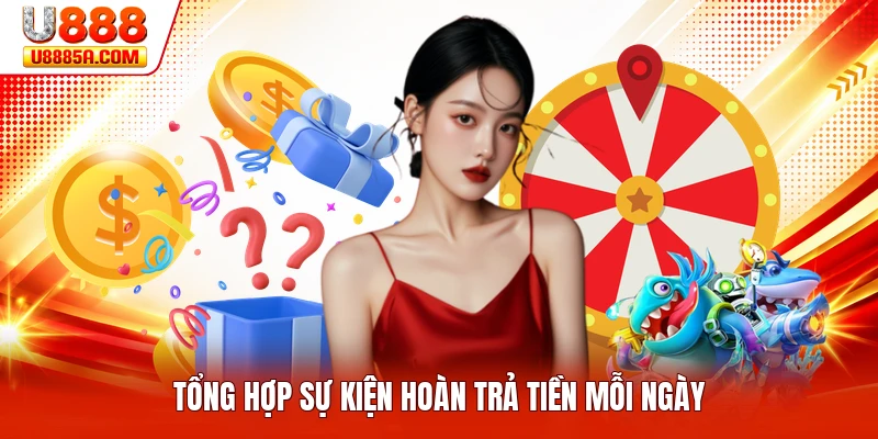 Tổng hợp sự kiện hoàn trả tiền mỗi ngày